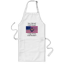 Flag with Square and Compasses Apron