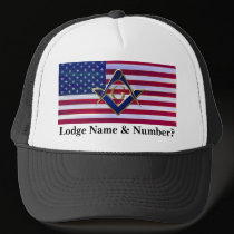 Flag with Square and Compasses hats