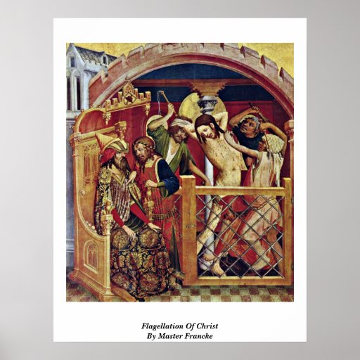 Flagellation Of Christ By Master Francke Print
