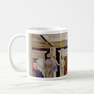 Flagellation Of Christ By Piero Della Francesca Coffee Mugs by Artcollection