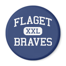 Flaget - Braves - High - Louisville Kentucky magnets