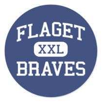 Flaget - Braves - High - Louisville Kentucky stickers by customteamsportswear Flaget - Braves - High - Louisville Kentucky stickers