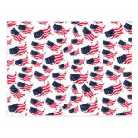 Flagged USA Postcards