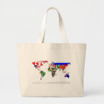 Flagged world bag