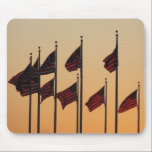 Flags at Sunset Mousepad