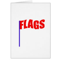 FLAGS GREETING CARD