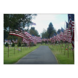 Flags in Cemetery cards