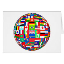 FLAGS OF THE GLOBE CARD