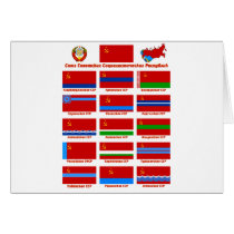 Flags of the USSR cards by Vexillophile Flags of the USSR cards