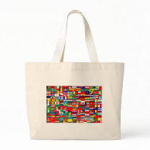 FLAGS OF THE WORLD TOTE BAGS