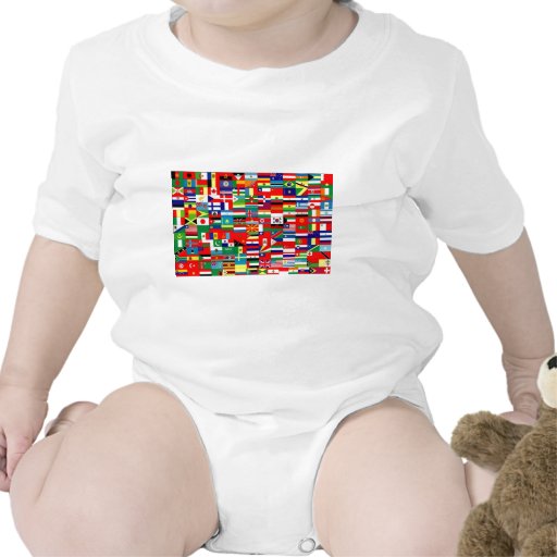 FLAGS OF THE WORLD BODYSUITS