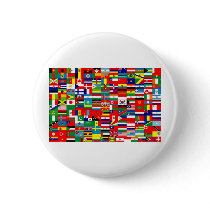 FLAGS OF THE WORLD PINBACK BUTTONS