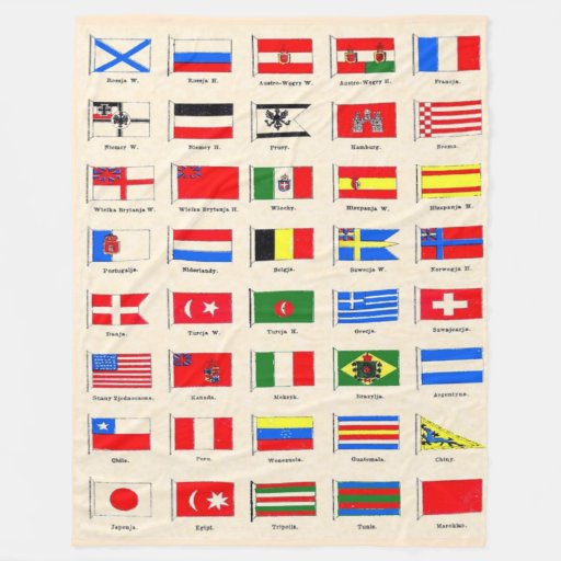 FLAGS of the WORLD Fleece Blanket Zazzle
