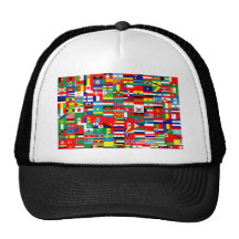 FLAGS OF THE WORLD HATS