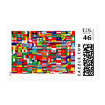 FLAGS OF THE WORLD POSTAGE STAMP