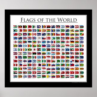 Flags of the World - Poster updated 2011