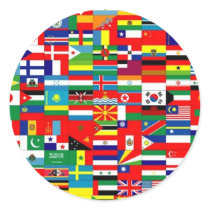 FLAGS OF THE WORLD STICKER