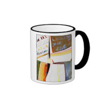 "Flags & Piano Keys" mugs