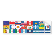 Flags Series - #3 Bumper Sticker