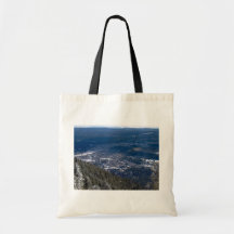 Flagstaff As Viewed From Atop Mount Elden, After A Canvas Bags