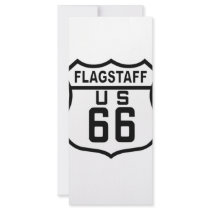 Flagstaff Route 66 Rack Card Design