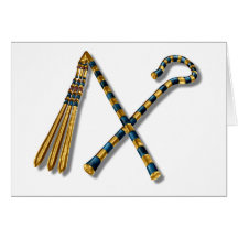 Flail & Crook Greeting Cards