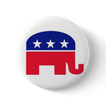 Flair Pin : Republican Elephant