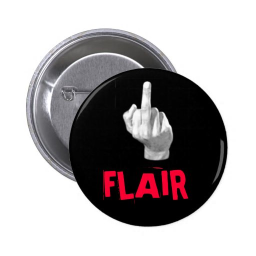 FLAIR~! PINBACK BUTTON
