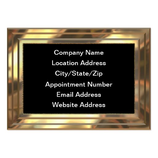 Flairnstar Professional Cosmetologist Business Card (back side)