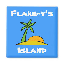Flake-y's Island magnets