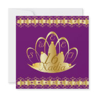 Flamboyant Tiaras Sweet Sixteen Invitation-Cust. invitation