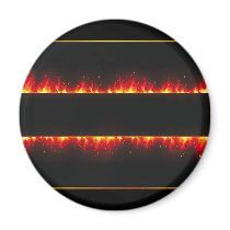 flame#2 fridge magnet