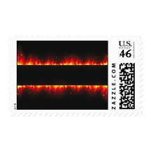 flame#2 postage stamp