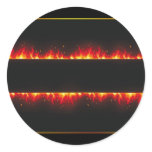 flame#2 round stickers