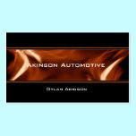 Flame Banner Business Card business cards