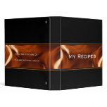 Flame Banner Recipe Book binders