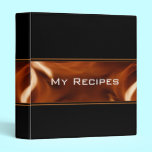Flame Banner Recipe Book binders