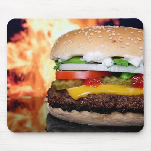 Flame Broiled Mousepad mousepad