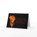 Flame Calla Lily cards by SweetRascal Flame Calla Lily cards