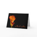 Flame Calla Lily cards by SweetRascal Flame Calla Lily cards