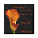 Flame Calla Lily magnets by SweetRascal Flame Calla Lily magnets