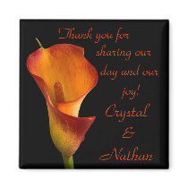 Flame Calla Lily magnets by SweetRascal Flame Calla Lily magnets