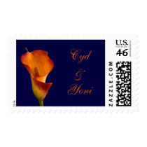Flame Calla Lily postage