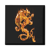Flame Dragon Magnet