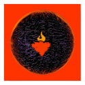 Flame Heart posters by hadleymonster Flame Heart posters