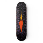 Flame Heart Skateboard Deck