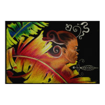 Flame IV Mosaic II Canvas posters by haitianart Flame IV Mosaic II Canvas posters