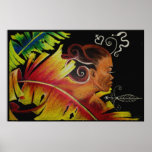 Flame IV Mosaic II Canvas posters