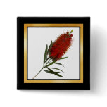 Flame Red Bottle Brush buttons