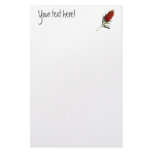Flame Red Bottle Brush stationery